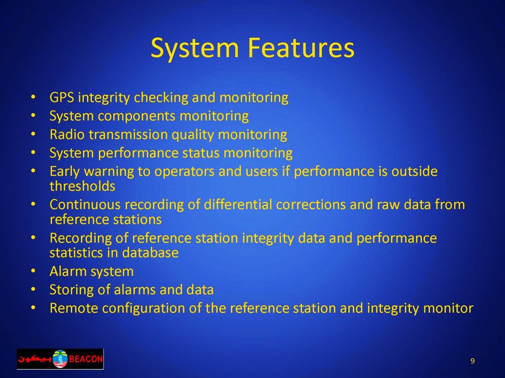 RTA Nile DGPS system diagram