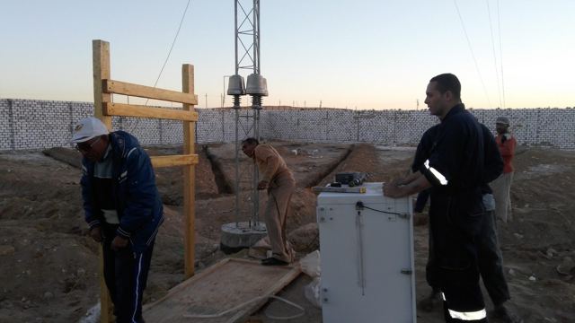 Antenna and ATU for DGPS installtion Ghamaza site