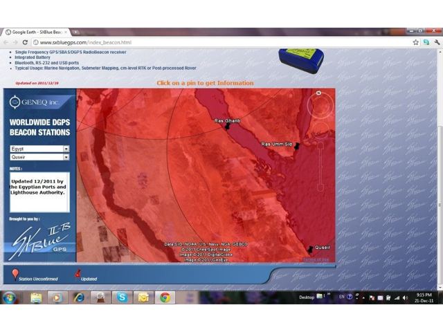 DGPS Egypt coverage circuls 5