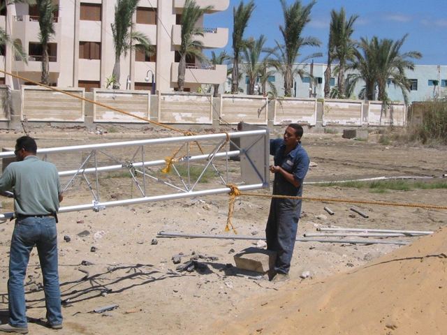 DGPS installation at Port Said